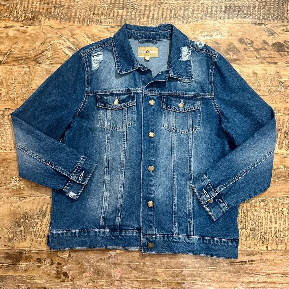 Red Star Jean Jacket